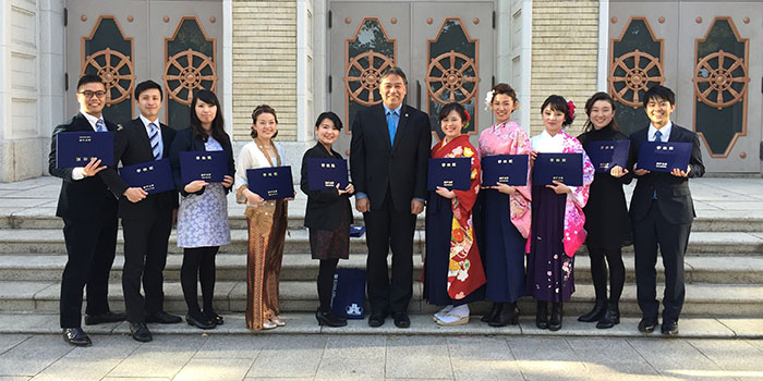 Ten Students from Ogawa-Seminar Receive Master’s Degree
