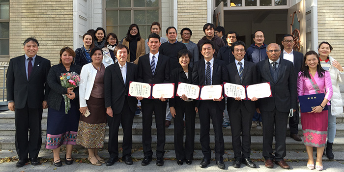 Two Students from Ogawa-Seminar Received Doctor of Philosophy