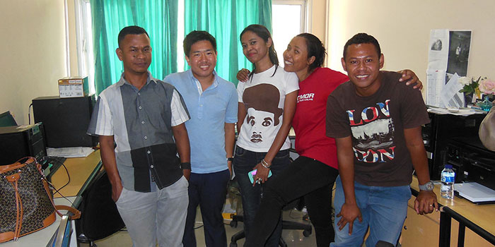 Internship at Ministry of Education in Timor-Leste (Takao OKAMOTO)