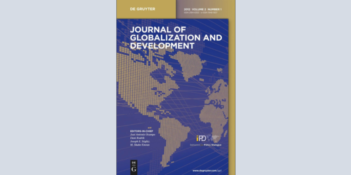 Jude (Linghui Zhu), at the World Bank publishes about deindustrialization in the Journal of Globalization and Development