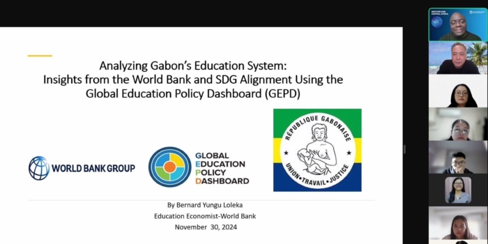 Dr. Bernard Yungu Loleka delivered a Special Lecture on “Analyzing Gabon’s Education System: Insights from the World Bank and SDG Alignment Using the Global Education Policy (GEPD)