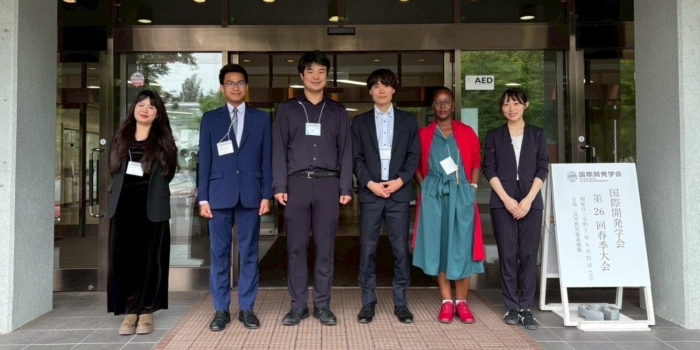 Ogawa Seminar students received the “Excellent Poster Prize” and “Excellent Poster Encouragement Prize” at the 26th Japan Society for International Development Spring Conference