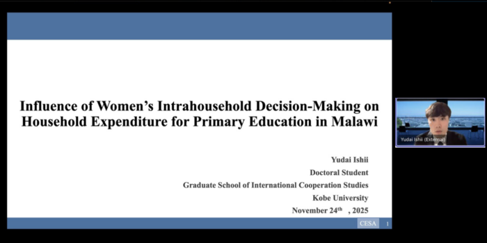 Ogawa seminar students presented at the 14th Biennial Conference of the Comparative Education Society of Asia (CESA)