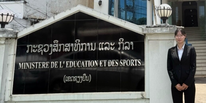 Internship Experience at the Ministry of Education and Sports in Lao PDR (Chihiro Taketomi)