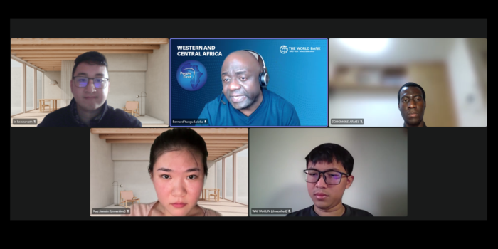 Five Ogawa Seminar Students Complete a Remote World Bank Internship under the Guidance of Dr. Bernard Yungu Loleka