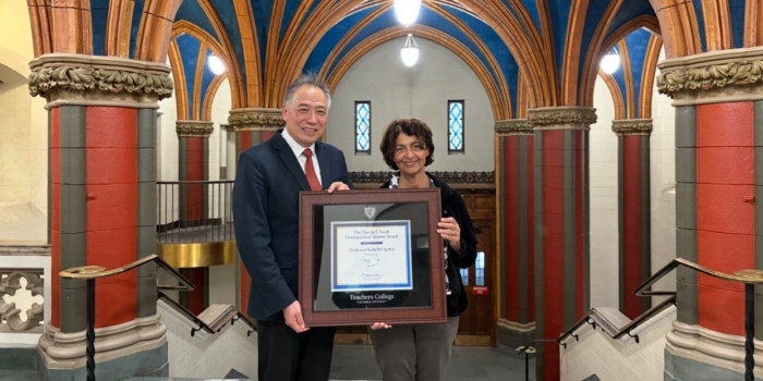 Professor Keiichi Ogawa Received the Harold J. Noah Distinguished Alumni Award from Columbia University